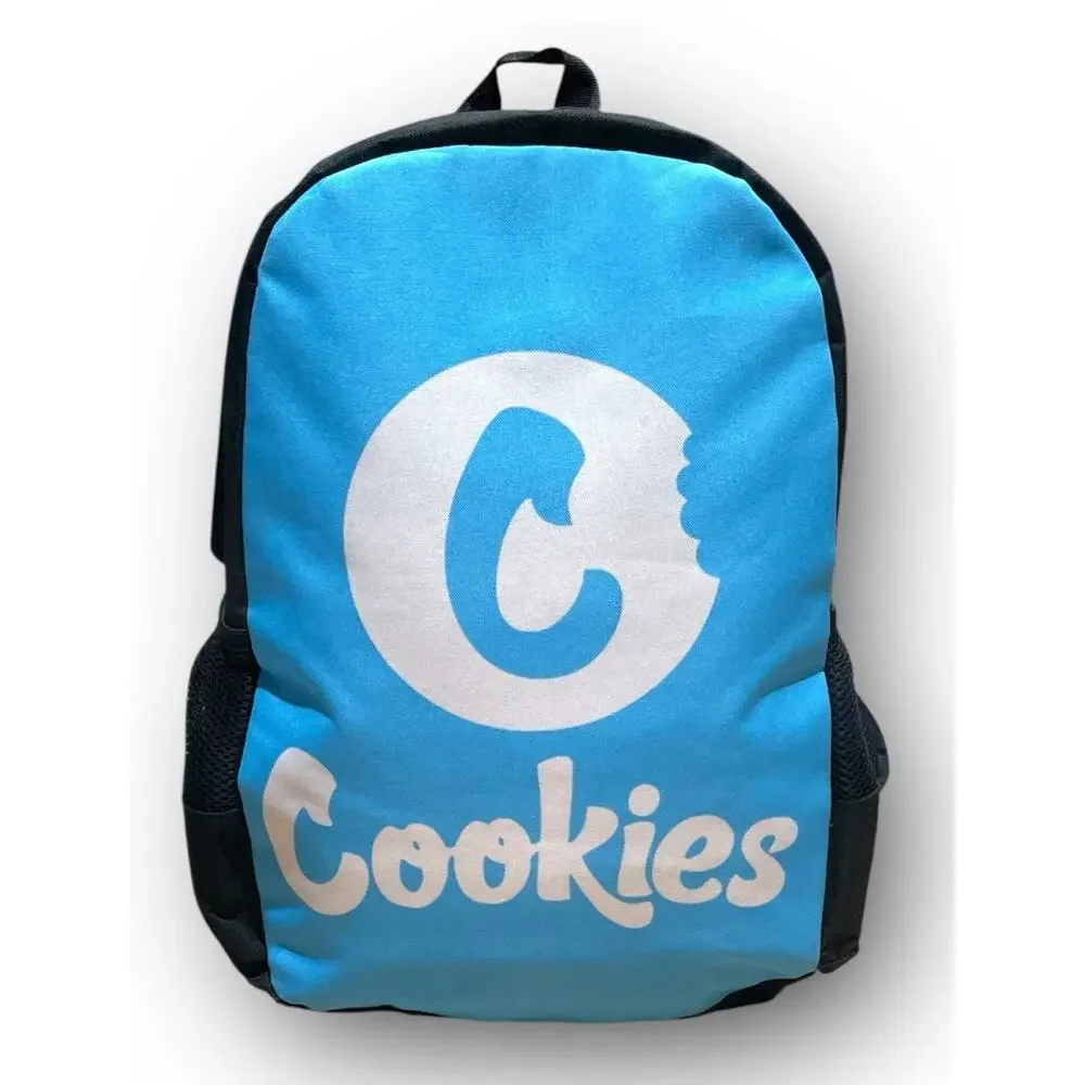 Cookies Backpack‎ Blue 16”x12” Nylon New